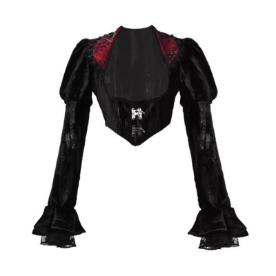 Blood Supply Duchess Velvet Bolero(Full Payment Without Shipping)